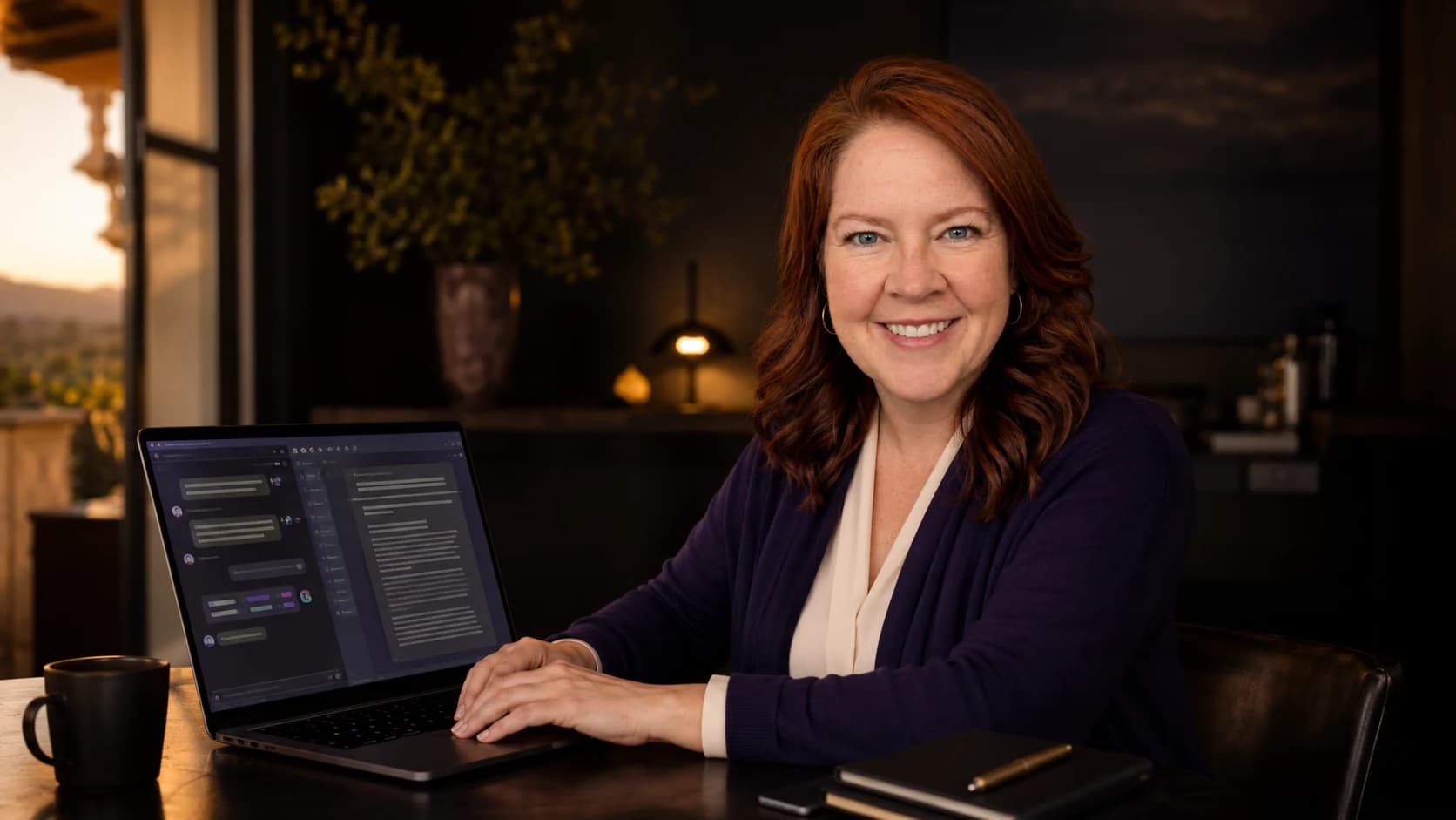 Michelle Anderson building AI systems live with program participants